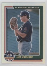 2022 Panini USA Baseball Stars & Stripes Holo Gold 1/99 Jack Washburn #37 0j81