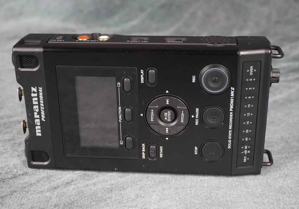 Marantz Professional PMD661 MKII Solid State Audio Recorder W/ Extras Tested F/S - Image 3 of 4