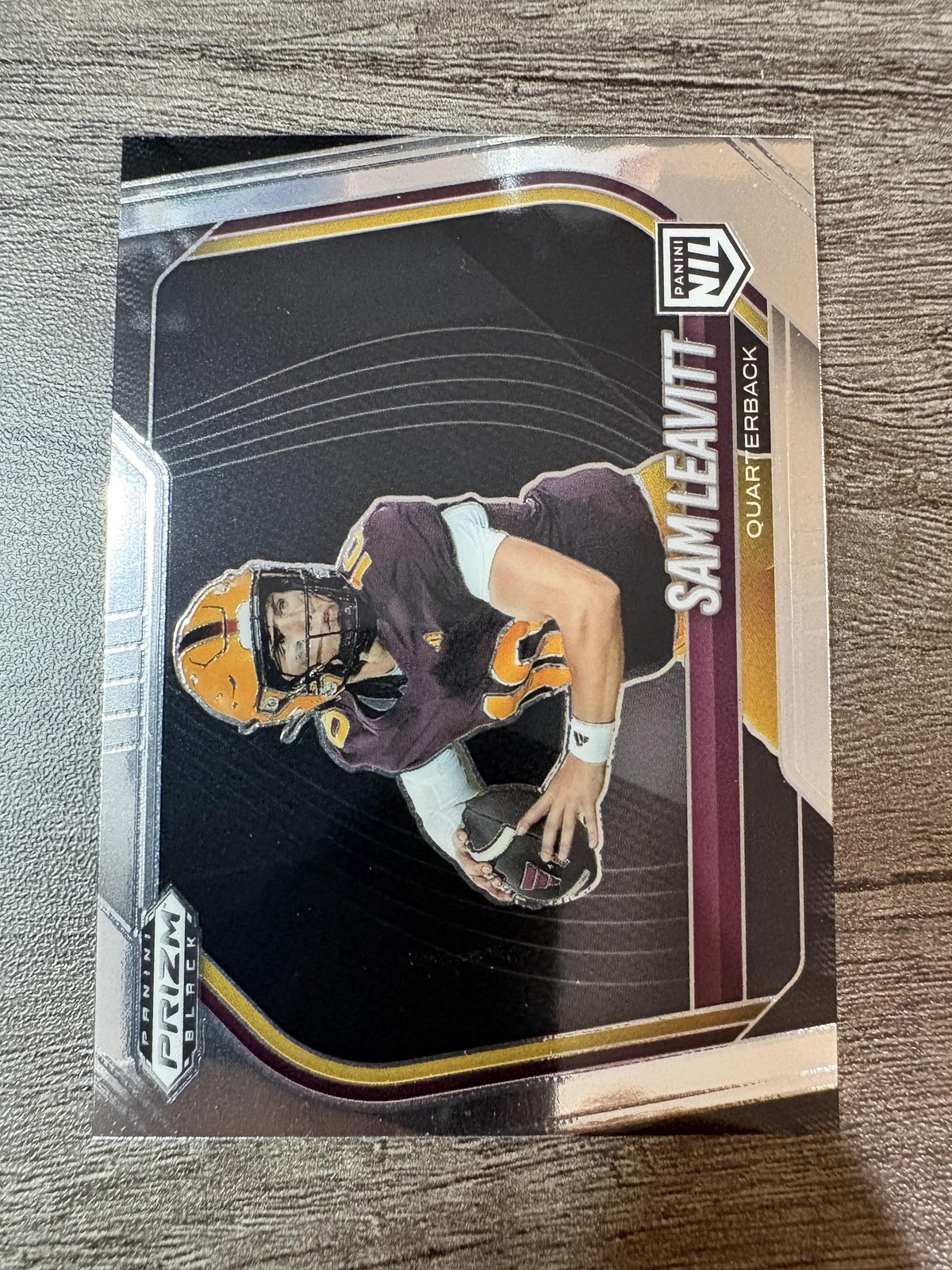 2025 Panini Prizm Black #182 Sam Leavitt