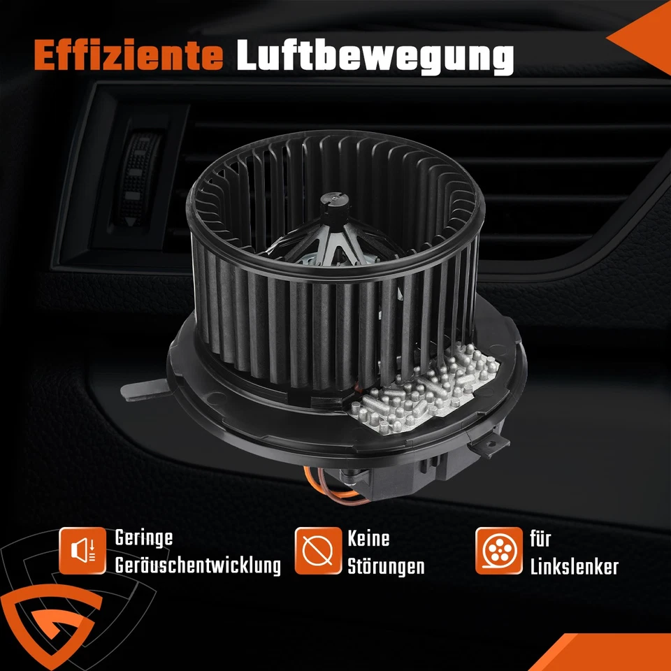 Heizungsgebläse Gebläsemotor Innenraumgebläse Für Audi Seat Leon VW Golf Skoda - Bild 4 von 4