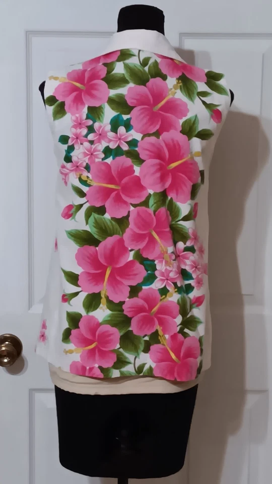 Blusa hawaiana años 50 de Ui-Maikai talla mediana Foto 2 de 3