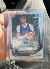2025-26 Bowman Chrome - Rookie Autographs Cooper Flagg /299 Silver Glitter Auto