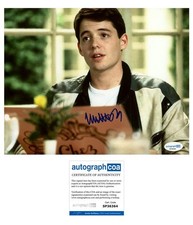 Matthew Broderick "Ferris Bueller's Day Off" AUTOGRAPH Signed 8x10 Photo ACOA