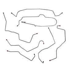 Brake line Kit Complete Tubes 4 Wheel Disc ABS 2002-05 Trailblazer Envoy SS 8pc