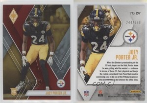 2023 Panini Phoenix Rookies Red /250 Joey Porter Jr #157 Rookie RC