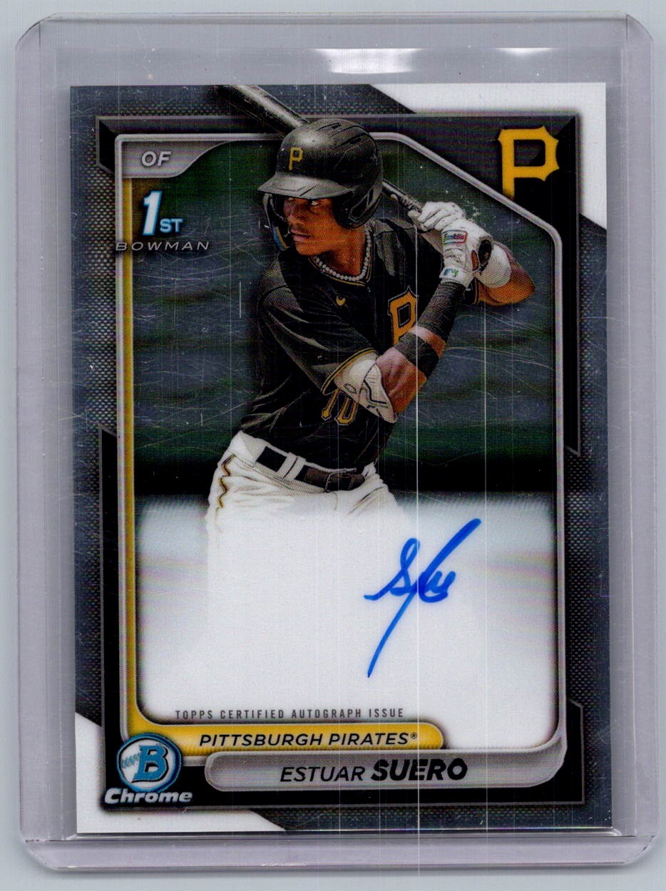 2024 Bowman #CPA-ES Estuar Suero Chrome Prospects Autographs
