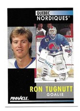RON TUGNUTT 1991-92 PINNACLE CARD NEAR MINT+ CONDITION