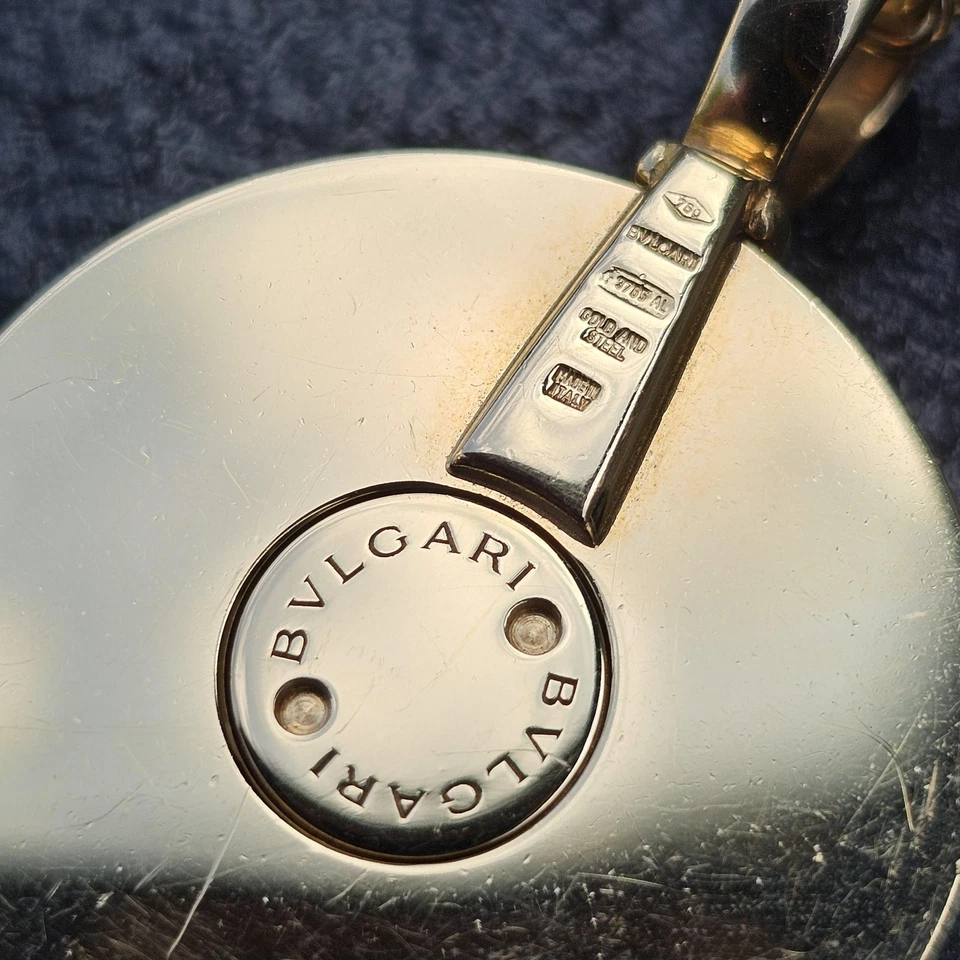 宝格丽宝格丽 ALL 18K GOLD Spinner Mother 珍珠吊坠项链 54.1 克 — 第 4/4 张图片