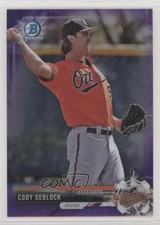 2017 Bowman Draft Chrome Purple Refractor 102/250 Cody Sedlock #BDC-170 fm0