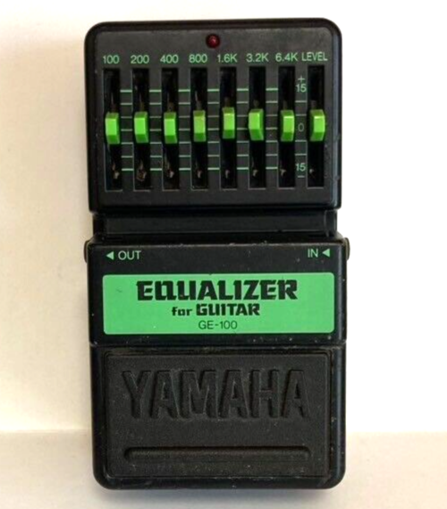 YAHAMA GE-100 イコライザー 名機 日本製 Yamaha GE-100 Graphic Equalizer Guitar Effects Pedal Made In Japan
