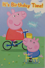 Peppa Pig Birthday Card - Peppapig Birthday Card