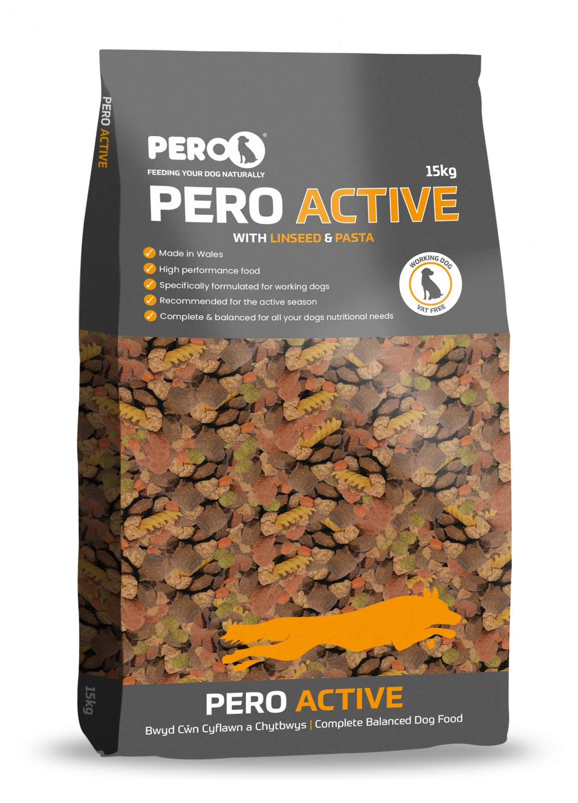 Pero Working Dog Active Dry Dog Food - 15kg