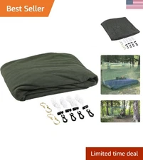 Spacious Double Mosquito Net with Setup Kit - Perfect for Outdoor Adventures