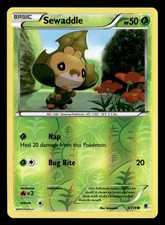 Sewaddle Common Reverse Holo XY - Phantom Forces 5/119 NM Pokémon TCG