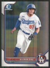 2022 Bowman Chrome Prospects #BCP-135 Wilman Diaz Los Angeles Dodgers 2656