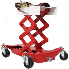 450 Lbs Capacity Low Lift Transmission Jack, with Nylon Safety Strap