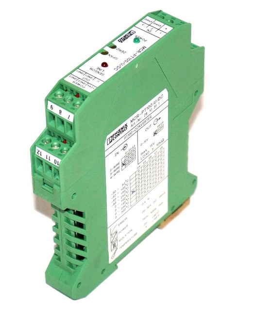 PHOENIX CONTACT MCRPT100/U/DC TEMPERATURE TRANSDUCER ART. NO 2810311