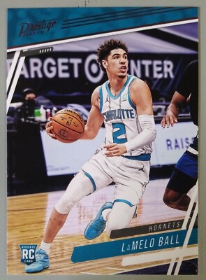 2020-21 Chronicles Prestige Lamelo Ball RC # 72 Pink Parallel Charlotte Hornets