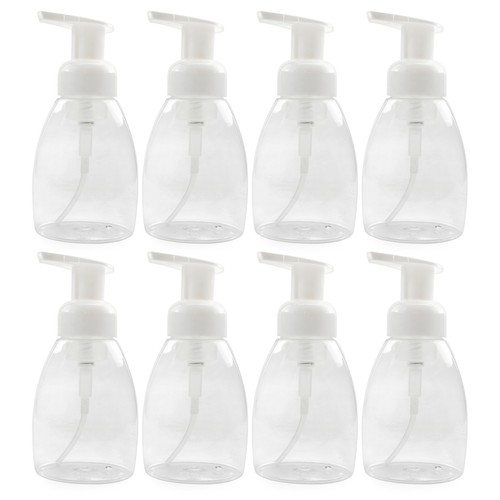 8,5 once dispenser sapone schiumogeno 8 pz bottiglie in schiuma di plastica sfusa - Foto 9 di 10