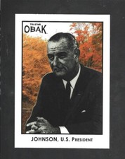 2011 Tristar Obak #98 Lyndon B. Johnson card
