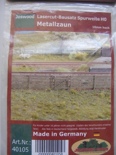 Joswood Lasercut - World Fencing for HO Guage Model Railway - Picture 3 of 5