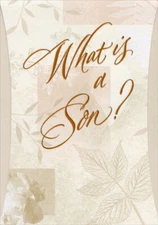 Designer Greetings What is a Son Top Fold Birthday Card