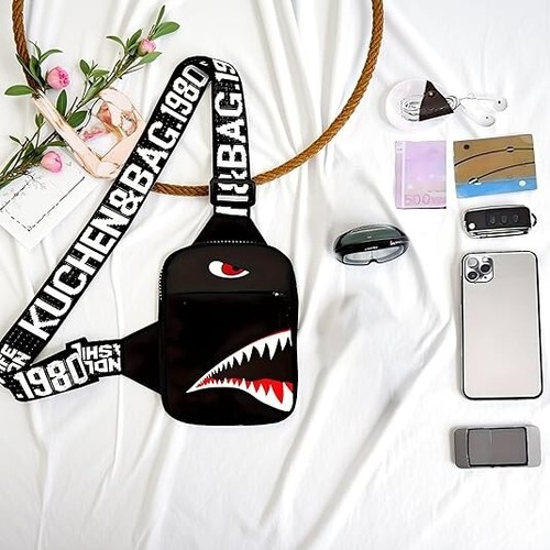 Bolso de Hombro Bolso Bandolera Hombre Mujer Pequeño Bolso Bandolera Informal Teléfono Bolso Pecho - Imagen 5 de 6