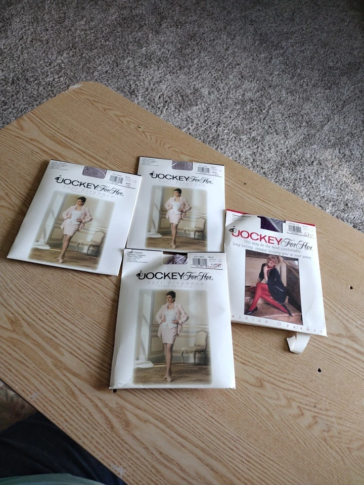 Pantimedias Jockey Control Top Sandalia Estilo Spandex Medianas 4 Pares Nos Foto 3 de 4