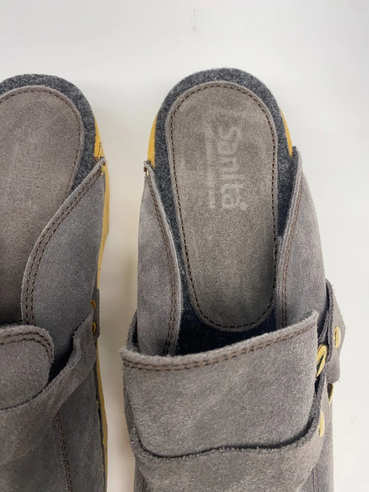 Женские деревянные сабо Sanita Lissy из антрацита размер 10 - Изображение 3 из 4