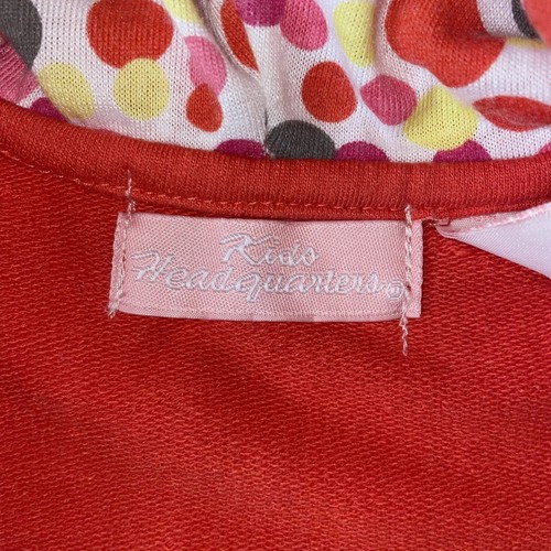 Kids Headquarter's Girl's Long Sleeve Hooded Full Zip Top Size 18M Color Orange - 第 5/12 張圖片
