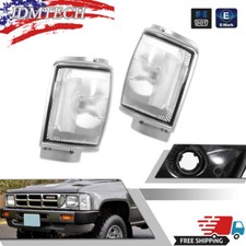 Corner Light For 1984-1986 Toyota Pickup W Clear Trim Set Of 2 Lh Rh Housings