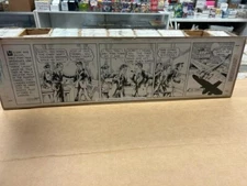 TAILSPIN TOMMY original COMIC PANEL ART By HAL FORREST Aviation  panel 2613