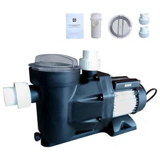 1.5HP Swimming Pool Pump 220V 8000 GPH 1100W In/Above Ground Pool Pump