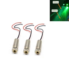Focusable Dot 505nm 30mw Green Laser Diode Module driver 3-5V 12x35mm