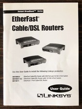 Linksys - EtherFast Cable/DSL Routers User's Manual 2000 