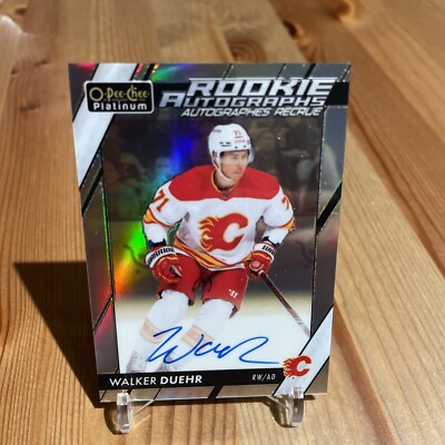 2023-24 O-Pee-Chee Platinum Rookie Autographs Rainbow Walker Duehr