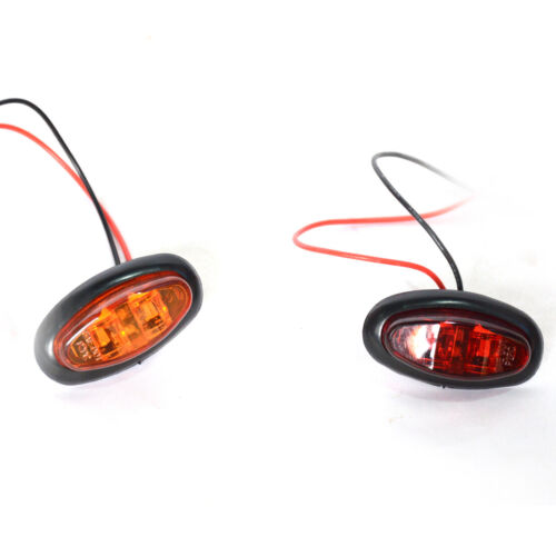 Hágalo usted mismo ATV UTV Señal de giro Calle Legal Ovalada Kit de luz LED con bocina Manillar Interruptor - Imagen 5 de 12