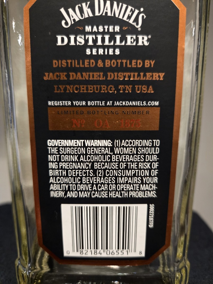 Jack Daniel's Master Distiller Series No. 2 Bottle (750ML) and Box