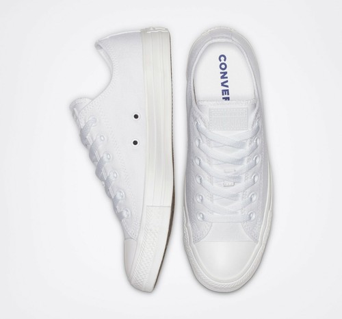 CONVERSE Women's WIDE WIDTH Unisex Chuck Taylor All Star Low Sneakers - Picture 31 of 41