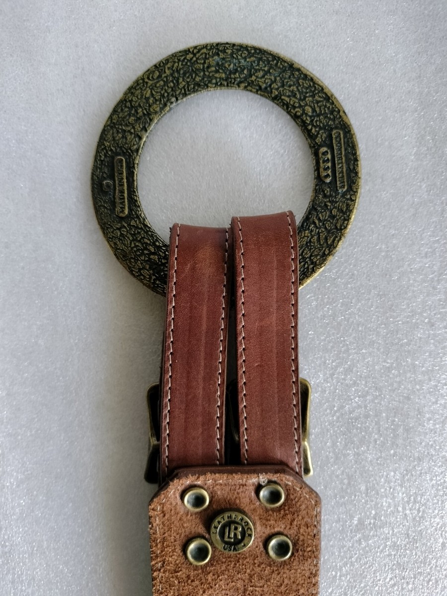 Leatherock Made in USA Circular Belt Buckle Multi Adjustable  display picture 3