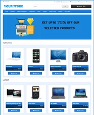 Premium Ecommerce Website For Sale - Responsive Shopping Cart Store