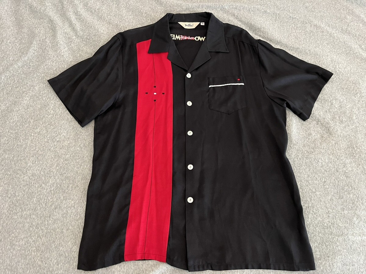 Da Vinci California Button Up Camp Shirt Two and a Half Men