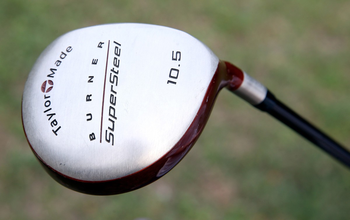 TAYLORMADE BURNER SUPERSTEEL10.5 degree DRIVER W/GRAPHITE R-80 REG FLEX