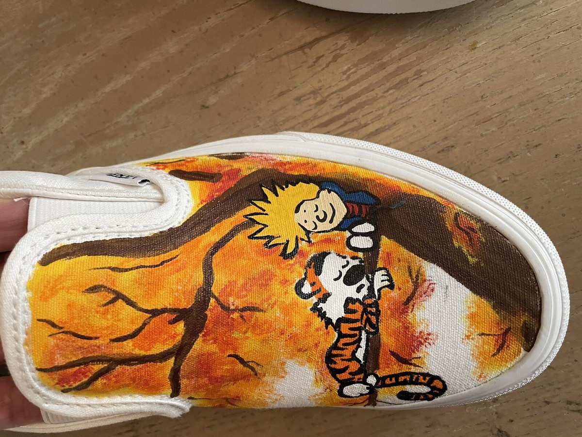 Vans Men\'s Slip-On Shoes - Calvin And Hobbes _1 Classic Slip-On - Mens – ShopWSS main image 2