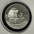 The Sea Steller Sea Lion Alaska Coin 1 Troy Oz .999 Fine Silver Round Art Medal
