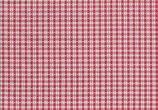 Designer Fabric Red White Blue Striped Cotton Drapery Upholstery