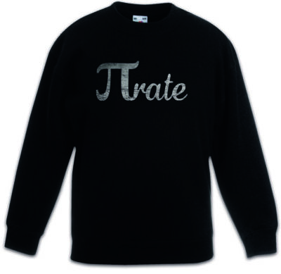 Pirate Kinder Pullover Pi Maths Fun Nerd Mathe Lehrer Professor Wissenschaftler