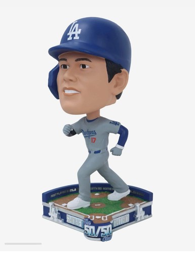 Shohei Ohtani - 50 HomeRuns 50 bases robadas Cabeza grande Bobblehead - ENVÍO RÁPIDO - Imagen 1 de 5