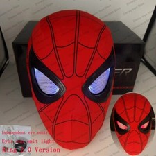Spider-Man Mask Light up Moving Arachnid Eyes Remote Control Helmet Masks Gift