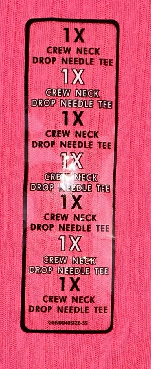 NWT Vintage Basic Editions Plus Crew Neck Short S… - image 6